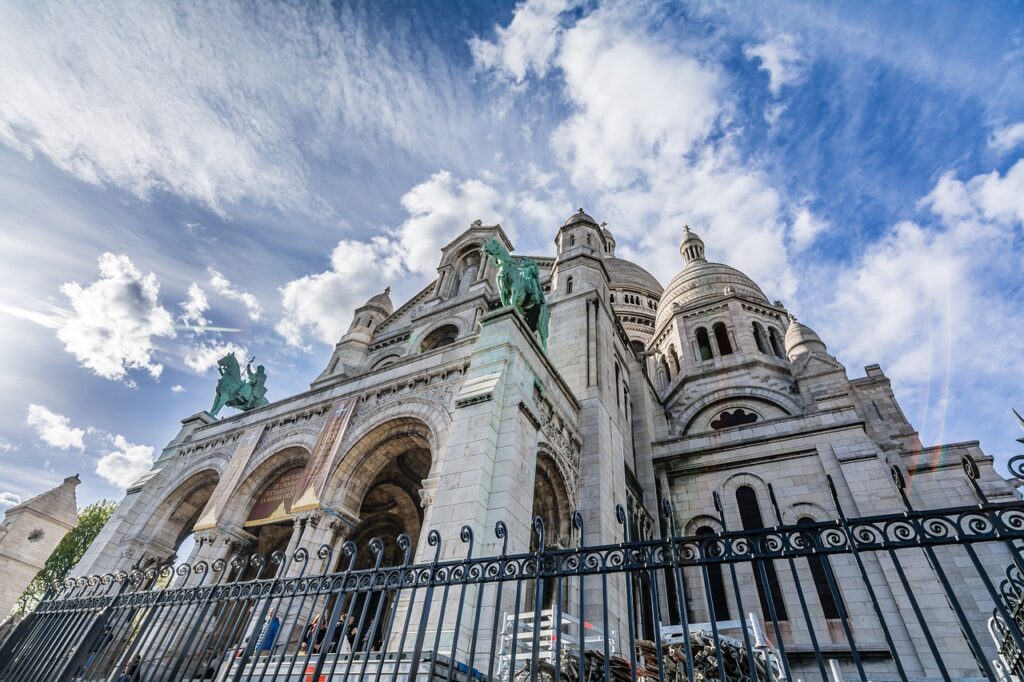 paris, montmarte, sacred heart basilica