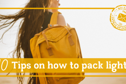 10 Tips on how to pack light