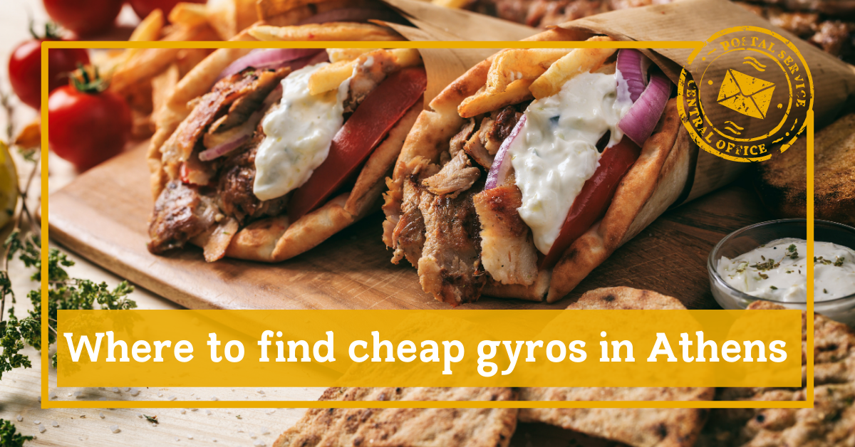 Where to find cheap gyros in Athens