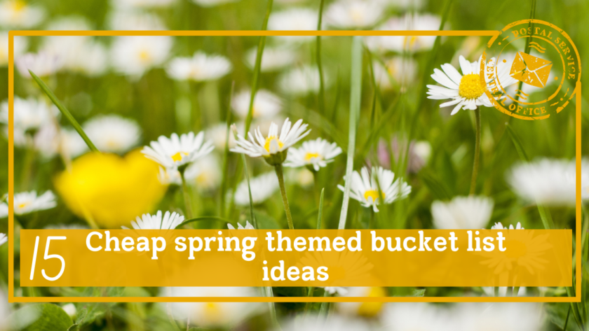15 Cheap spring themed bucket list ideas