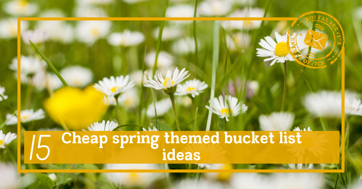 15 Cheap spring themed bucket list ideas